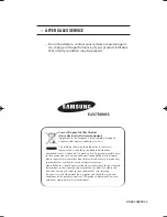 Preview for 92 page of Samsung PS-42S5SD Owner'S Instructions Manual