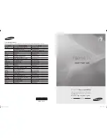 Preview for 1 page of Samsung PS-50A756 User Manual