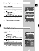 Preview for 17 page of Samsung PS-50P4H Owner'S Instructions Manual