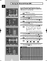 Preview for 36 page of Samsung PS-50P4H Owner'S Instructions Manual