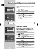 Preview for 38 page of Samsung PS-50P4H Owner'S Instructions Manual