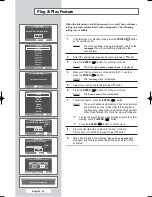 Preview for 16 page of Samsung PS-50P4H1 Owner'S Instructions Manual