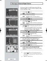 Preview for 50 page of Samsung PS-50P4H1 Owner'S Instructions Manual