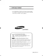 Предварительный просмотр 72 страницы Samsung PS-50P5HR Owner'S Instructions Manual