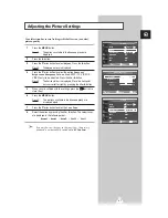 Preview for 27 page of Samsung PS-63P3H Owner'S Instructions Manual