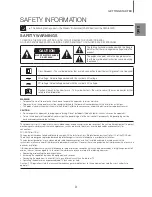 Preview for 3 page of Samsung PS-WK360 User Manual