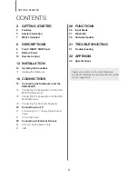 Preview for 6 page of Samsung PS-WK360 User Manual