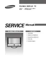 Preview for 1 page of Samsung PS37S4A1X/BWT Service Manual