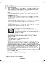 Preview for 2 page of Samsung PS42A416 User Manual