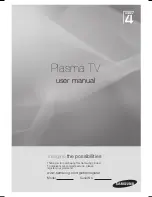 Preview for 1 page of Samsung PS42A416C1D User Manual