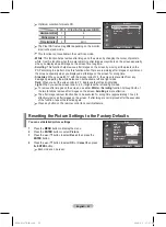 Preview for 22 page of Samsung PS42A450 User Manual