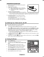 Preview for 9 page of Samsung PS42A451P1 User Manual