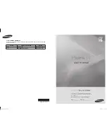 Samsung PS42A456P2D User Manual preview