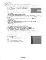 Предварительный просмотр 11 страницы Samsung PS42B430 User Manual