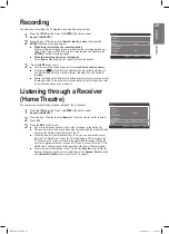 Preview for 39 page of Samsung PS42B450B1W User Manual