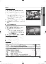 Preview for 27 page of Samsung PS42C430A1W User Manual