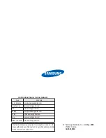 Preview for 2 page of Samsung PS42C6HX/XEC Service Manual