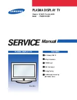 Samsung PS42D51SX/XEC Service Manual preview