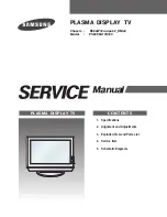 Samsung PS42P4A1X Service Manual preview