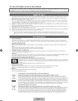 Preview for 2 page of Samsung PS43D450 User Manual