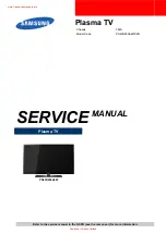 Samsung PS43D450A2W Service Manual preview