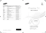 Preview for 1 page of Samsung PS43D455 User Manual