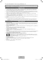 Preview for 2 page of Samsung PS43E450 User Manual