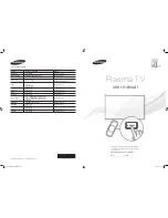 Samsung PS43E490 User Manual preview