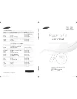 Samsung PS43F4500AW User Manual preview