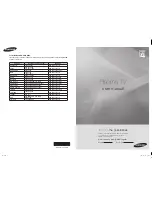 Samsung PS50A450 User Manual preview