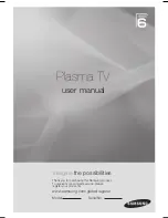 Preview for 1 page of Samsung PS50A650 User Manual