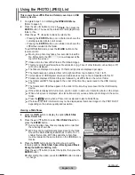 Preview for 34 page of Samsung PS50A650T1R User Manual