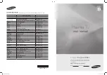 Preview for 1 page of Samsung PS50B859 User Manual