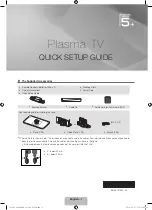 Preview for 2 page of Samsung PS50C530C1W Quick Setup Manual