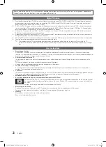 Preview for 2 page of Samsung PS50C550 User Manual