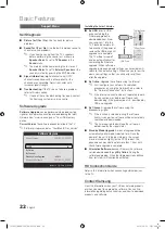 Preview for 22 page of Samsung PS50C550 User Manual