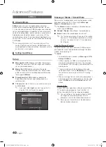 Preview for 40 page of Samsung PS50C550 User Manual