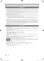 Preview for 2 page of Samsung PS50C580 User Manual