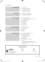 Preview for 3 page of Samsung PS50C580 User Manual