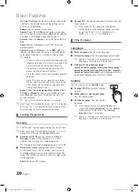 Preview for 20 page of Samsung PS50C580 User Manual