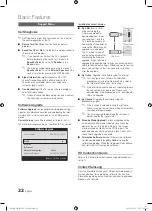 Preview for 22 page of Samsung PS50C580 User Manual