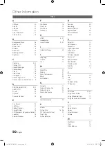 Preview for 50 page of Samsung PS50C580 User Manual