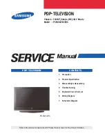 Samsung PS50C62HX/XEC Service Manual предпросмотр