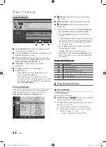 Preview for 12 page of Samsung PS50C6505 User Manual