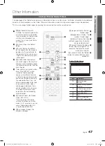 Preview for 47 page of Samsung PS50C6505 User Manual