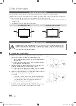 Preview for 50 page of Samsung PS50C6505 User Manual