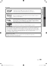 Preview for 55 page of Samsung PS50C6505 User Manual