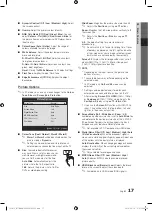 Preview for 17 page of Samsung PS50C670 User Manual