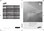 Samsung PS50C687 User Manual preview