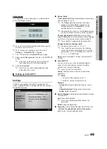 Предварительный просмотр 49 страницы Samsung PS50C6900Y User Manual